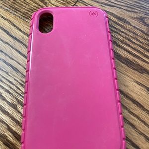 Speck pink iPhone X case
